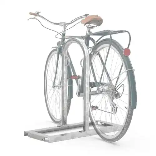 Fahrradanlehnbügel TRACK 31 für E-Bikes und Mountainbikes, erweiterbar