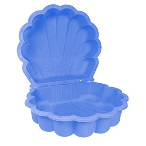 Sandkasten aus Kunststoff Ondis24 Wassermuschel 2-teilig mit Deckel