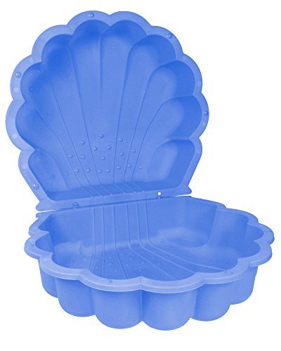 Sandkasten aus Kunststoff Ondis24 Wassermuschel 2-teilig mit Deckel