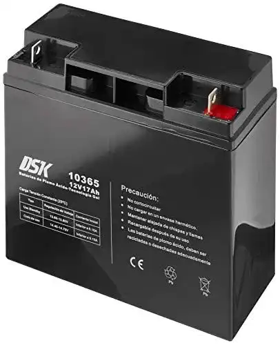 Rasentraktor-Batterie DSK 10365 12 V 17 Ah Blei-Gel Akku
