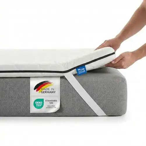 Komfortschaum Matratzentopper 90 x 200 cm für besseren Schlafkomfort