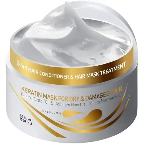 Keratin-Haarkur von Vitamins Hair Cosmetics – Haarmaske für intensive Pflege