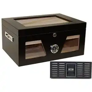 Angelo Humidor für 100 Zigarren – Zedernholz und Hygrometer