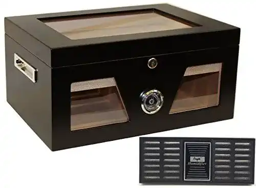Angelo Humidor für 100 Zigarren – Zedernholz und Hygrometer