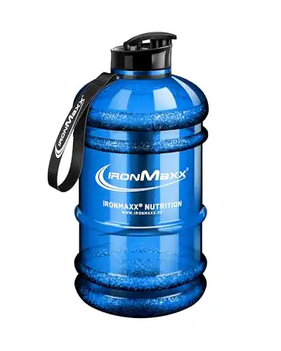 Trinkflasche 2,2 Liter IronMaxx Water Gallon – Blau