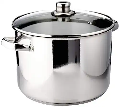 Krüger Karl A26 Topf aus Edelstahl, 24 cm, 10 Liter