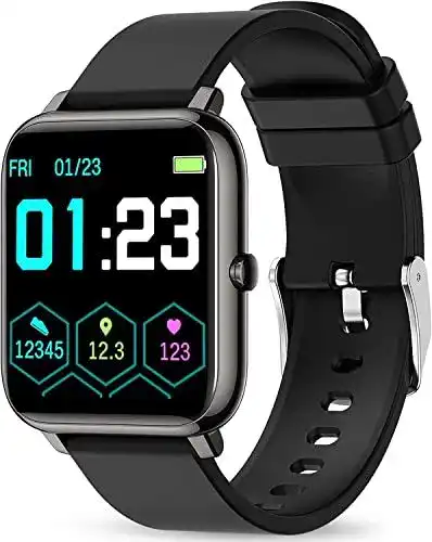 Popglory Smartwatch mit EKG-Funktion für Damen und Herren, Fitness Tracker