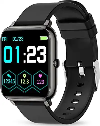 Popglory Smartwatch mit EKG-Funktion für Damen und Herren, Fitness Tracker