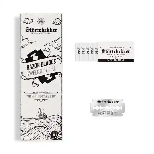 Rasierhobel-Klingen von Störtebekker für eine sanfte Rasur