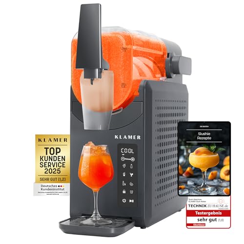 Slushy Maker Klamer – Slush Maschine mit 5 Programmen und 2L Volumen