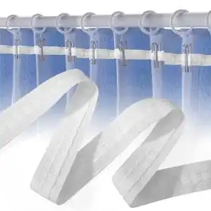 Gardinenband Heveer Kräuselband 30m x 2,5cm für Vorhänge und Türvorhänge
