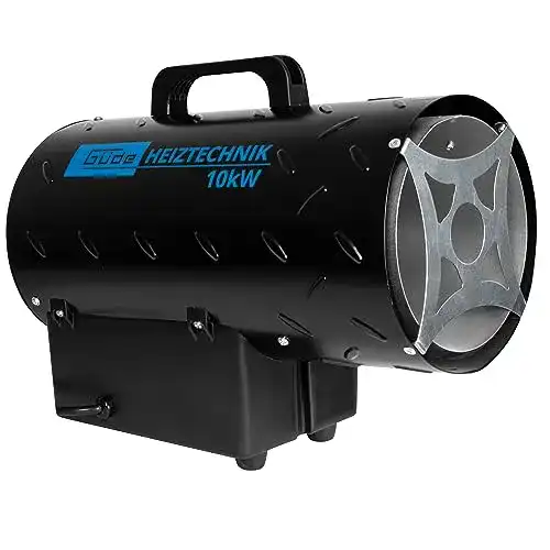 Gasheizgebläse Güde GGH 10 L mit 10000 W Heizleistung und 580 m³/h