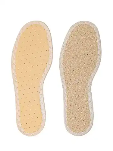 Barfußsohlen für Kinder von Bama Atmungsaktive Einlegesohlen in Beige