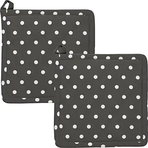 Topflappen und Untersetzer 2er-Pack aus Baumwolle