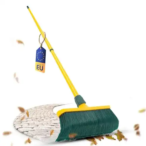 Novaliv Krallenbesen Set 40 cm mit Teleskopstiel aus Kunststoff