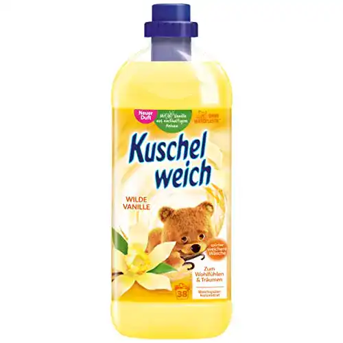 Kuschelweich Weichspüler Wilde Vanille, 6x 1 Liter für 168 Wäschen