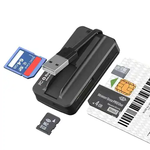 Sim-Kartenleser Bawanfa Pro 6-in-1 USB Chipkartenlesegerät