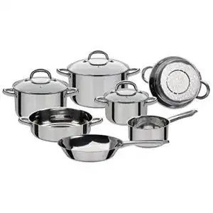 GSW 990097 Montreal Topfset 10-teilig aus Edelstahl in Silber