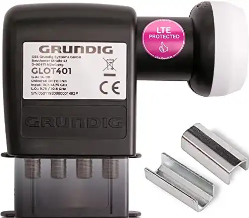 Octo LNB für 8 Teilnehmer mit LTE Filter und Wetterschutz