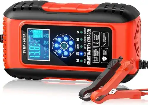 Husgw 10A Erhaltungsladegerät für Autobatterien 12V/24V