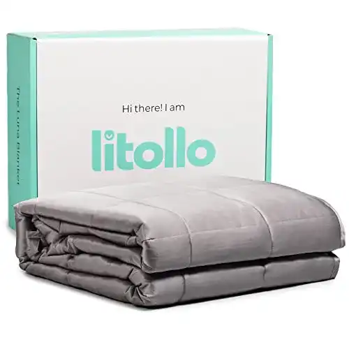 Bambus Bettdecke Litollo Gewichtsdecke 150×200 für Erwachsene