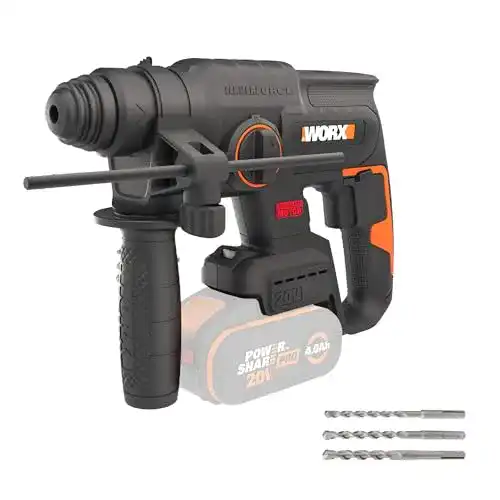 Worx NITRO WX381.9 Akku Bohrhammer 20V mit bürstenlosem Motor