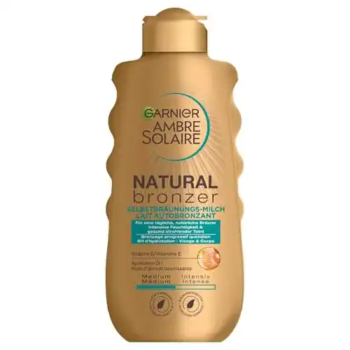 Bräunende Bodylotion Garnier Selbstbräunungsmilch für natürliche Bräune
