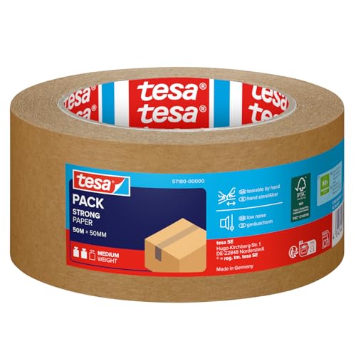 Paketklebeband tesa pack Paper ecoLogo für umweltfreundliche Verpackungen