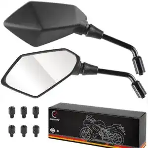 Motorradspiegel Evermotor Universal Rückspiegel für verschiedene Motorradtypen