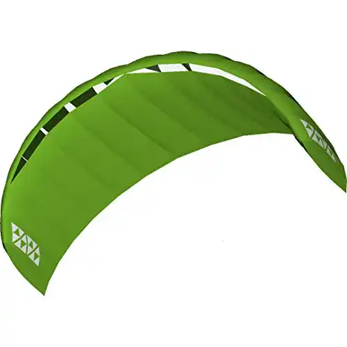 Lenkmatte HQ4-Kites Alpha 1.5 Green – 4-Leiner Handlekite mit Dyneemaschnüren