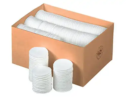 Wattepads Comair Germany 7001255, 500 Stück aus 100% Baumwolle