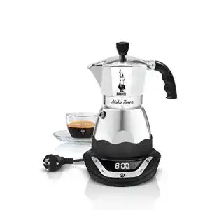 Elektrischer Espressokocher Bialetti Moka mit Timer und 6 Tassen Kapazität