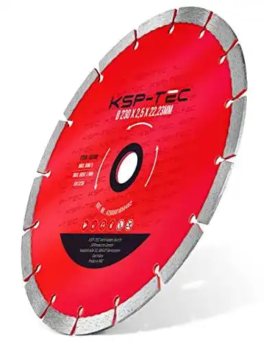 Diamanttrennscheibe 230 mm von KSP-Tec für Stein und Beton