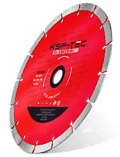 Diamanttrennscheibe 230 mm von KSP-Tec für Stein und Beton