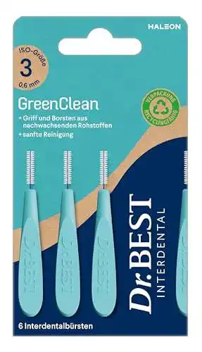 Interdentalbürsten Dr. Best GreenClean Interdental, Größe 3, 6 Stück