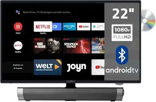 Fernseher mit integriertem DVD-Player Reflexion TV LDDW22iSB+