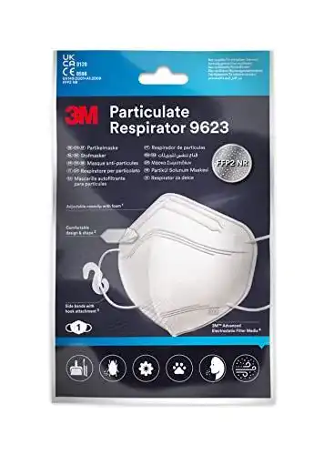 3M Partikelmaske 9623 FFP2 NR mit Komfortablem Design