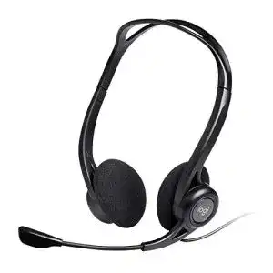 Logitech 960 USB-Computer-Headset für Sprachanrufe und Musik