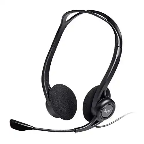 Logitech 960 USB-Computer-Headset für Sprachanrufe und Musik