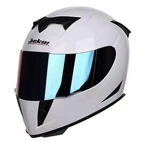 Retro Integralhelm Motesen Vintage Motorradhelm für Männer