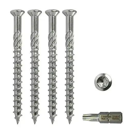 Terrassenschrauben EisenRon Profi mit Bit 5×60 mm – 500 Stück