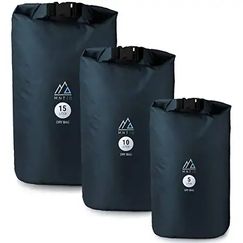 Dry Bag MNT10 Ultra-Light Blau, Packsack in 5L, 10L, 15L