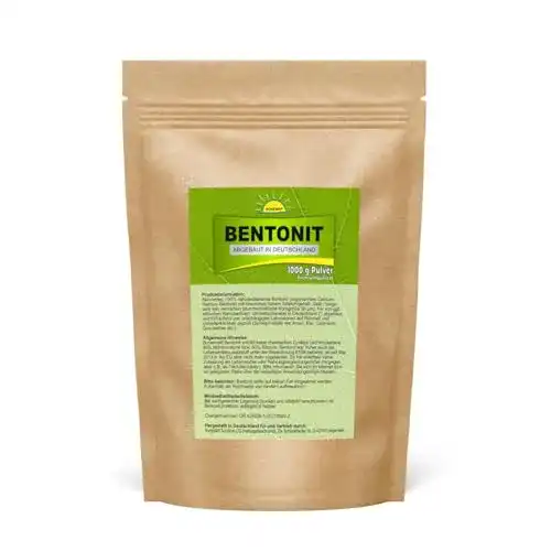 Bentonit in Premiumqualität aus deutschem Abbaugebiet, 1 kg