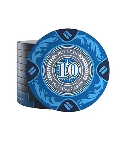 Pokerchips Bullets mit Playing Cards 25 Clay Tony für Pokerset