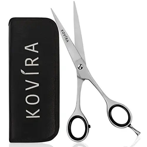 Kovira Profi Friseurscheren Set Haarschere 16,5 cm und Effilierschere