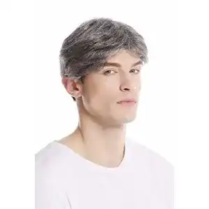 Toupet WIG ME UP GFW1168-44 Herrenperücke Kurz in Grau Dunkelgrau Schwarz