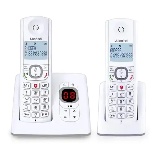 Schnurloses Telefon Alcatel F530 Voice Duo im Candy-Bar-Design