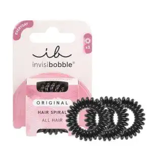 Invisibobble Original Spiral-Haargummi True Black 3er Pack