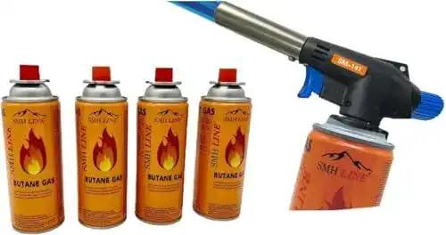 Universalbrenner SMH LINE Brenneraufsatz mit 4 Gaskartuschen