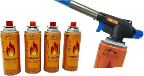 Universalbrenner SMH LINE Brenneraufsatz mit 4 Gaskartuschen